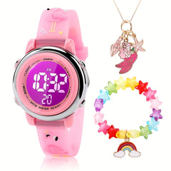 Brynnl Kids Waterproof Digital Watch with 3D Cartoon Design