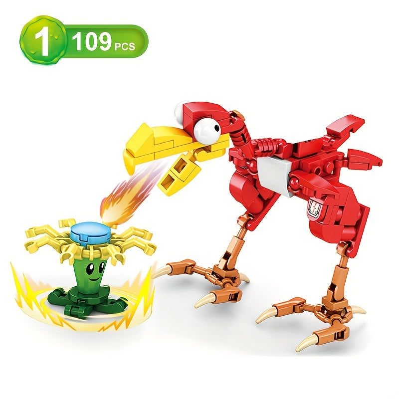 418pcs Halloween Building Blocks Toy Kit - Zombie Mecha Shape Shifting Toys