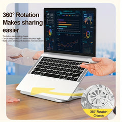 Portable Foldable Laptop Stand - Adjustable Holder for 43 18cm PC