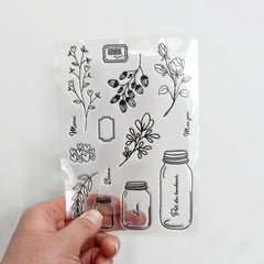 Cartoon Transparent Stamps: Fun Stationery for Students & Kids