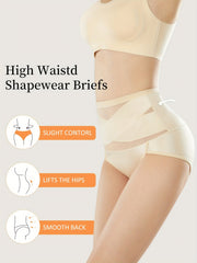 High Waist Soft & Comfy Briefs Women's Lingerie