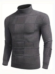 Slim Fit Turtleneck Pullover Sweater for Men