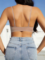 Front Buckle Wireless Push Up Everyday Bra