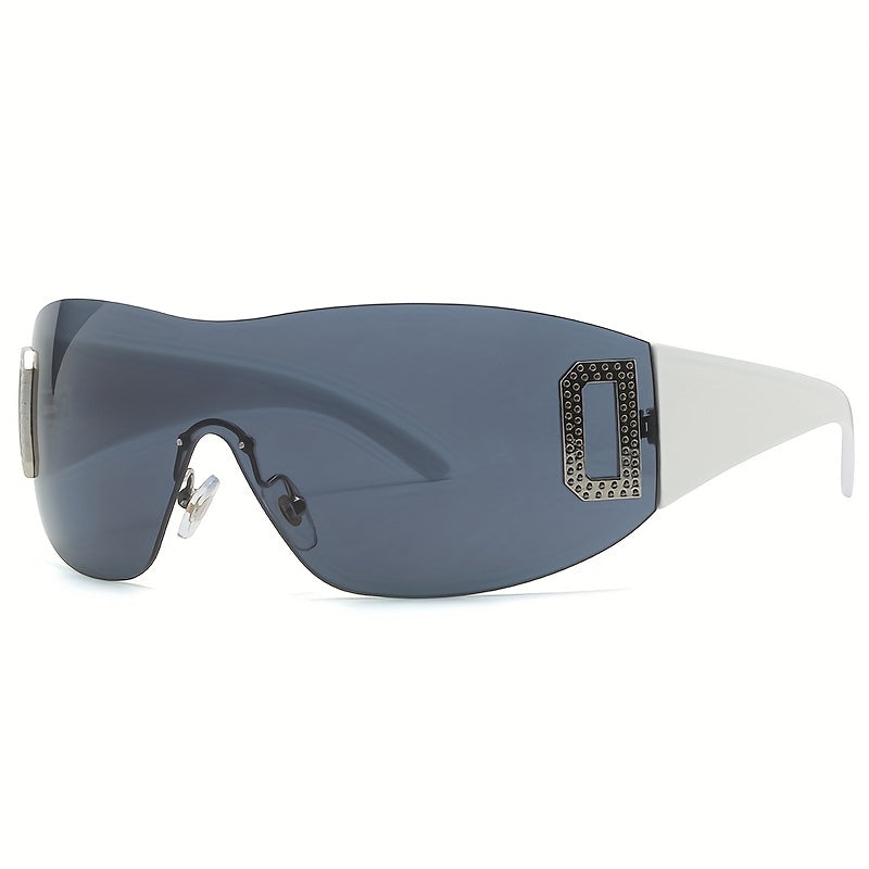 Y2K Gradient Rimless Sunglasses UV400