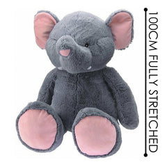 Jumbo Soft Plush Elephant Giant Cuddly Toy Stuffed Teddy