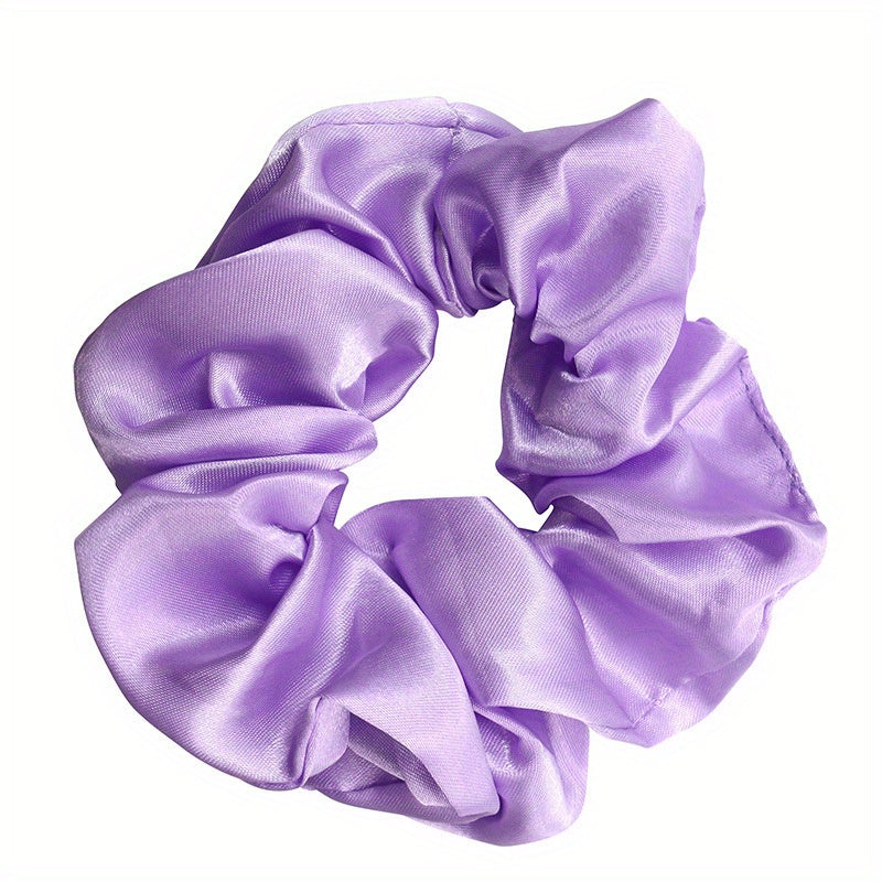Large Scrunchies Hair Tie Solid Style Hair Rope Elastic Ponytail Holder