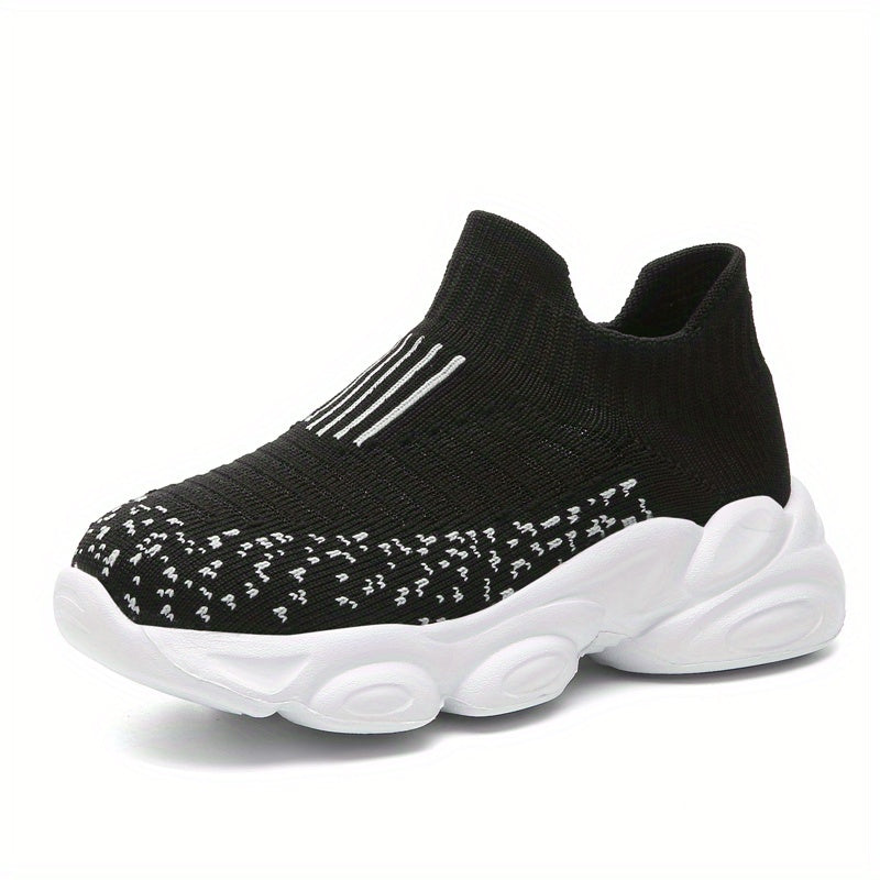 Girls Casual Sock Shoes Knit Lightweight Comfy Sneakers