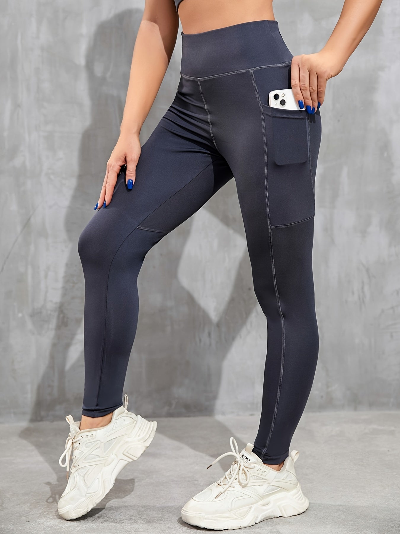 High Waist Yoga Leggings with Pockets Slimming Activewear