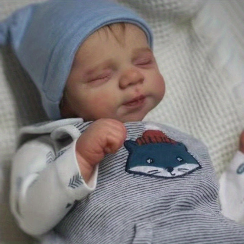 19in Reborn Baby Doll Lifelike Soft Touch Body Accompany Toy