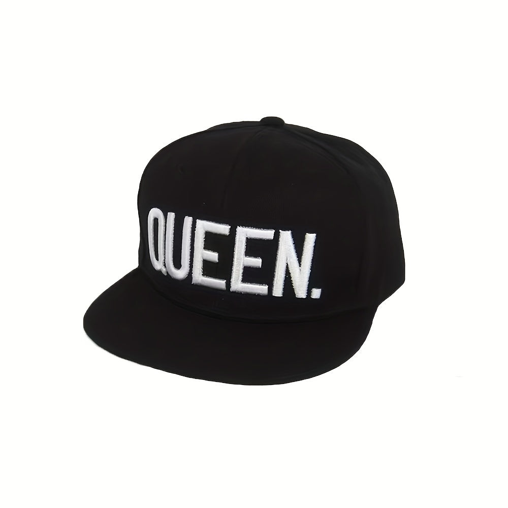 Queen Embroidery Baseball Cap Snapback Hat Hip Hop Sun Hat