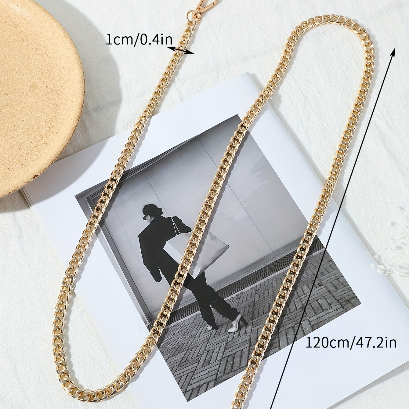 Metal Bag Shoulder Strap Jewelry Chain For Men's And Women's