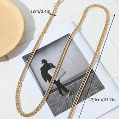 Metal Bag Shoulder Strap Jewelry Chain For Men's And Women's