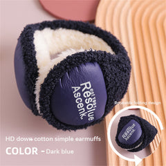 Cozy Fleece Ear Warmers for Winter - Gray Noise Reducing Frost