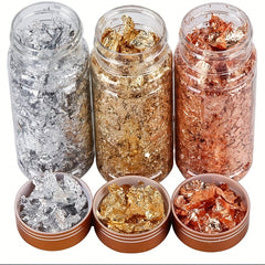 Metallic Foil Flakes Resin Mold Fillings Jewelry Making Crafts Slime Nail Art