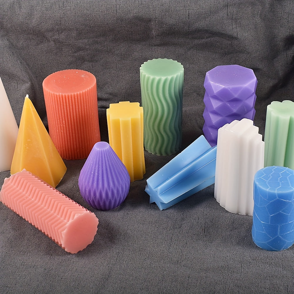 Cylinder Candle Silicone Mold for Epoxy Resin