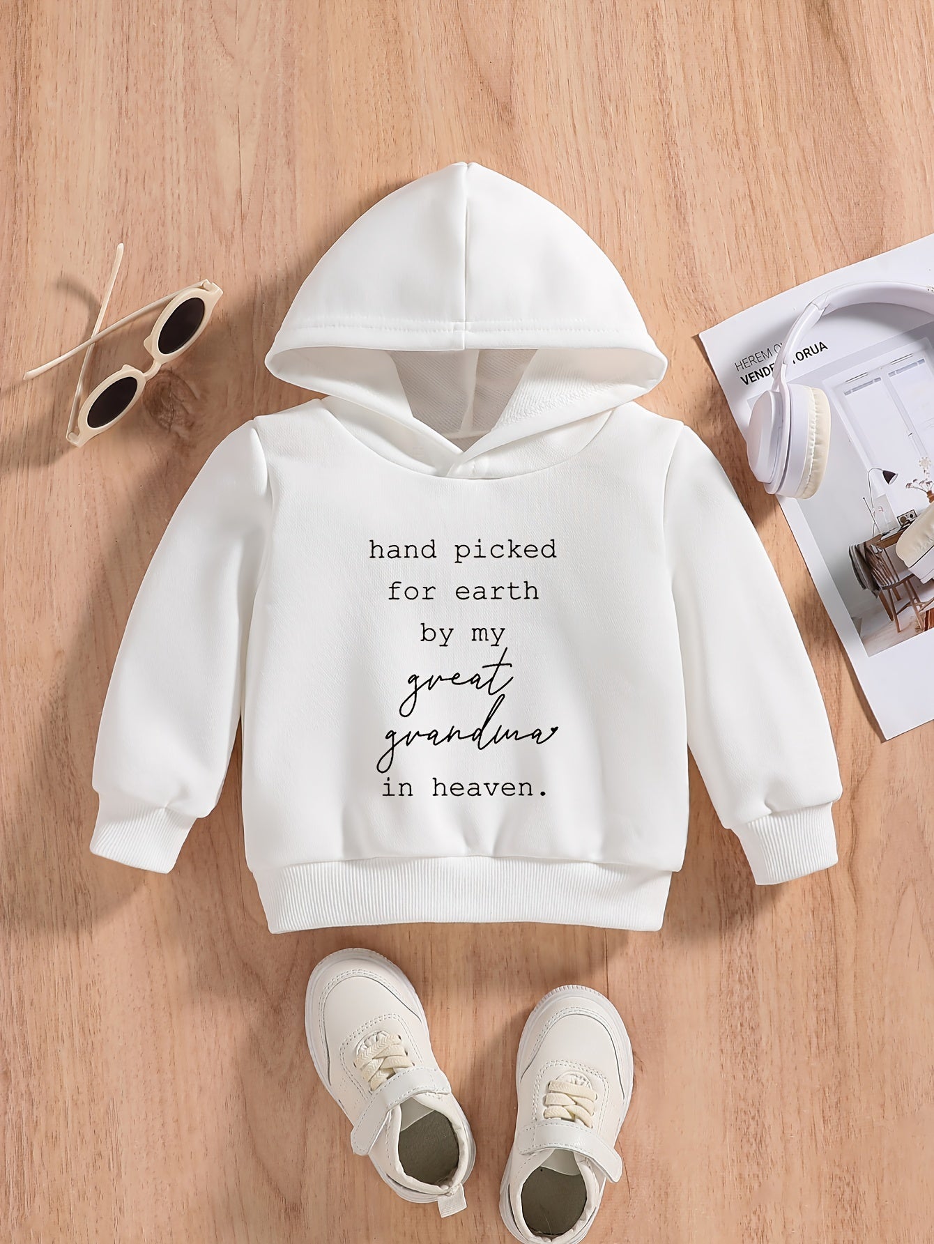 Baby Letter Print Hoodie Spring Autumn Sweatshirt