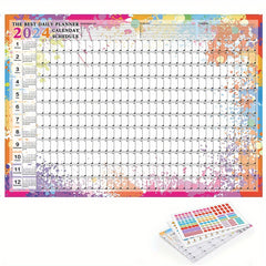 365 Days Calendar Year Planner Memo Morandi American Style
