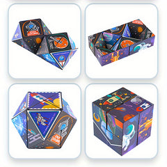 3D Changeable Magic Cube Anti Stress Fidget Toy Gift