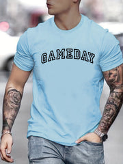 Men's Graphic Crew Neck T shirt for Summer Vacation