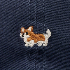 Embroidered Cartoon Puppy Baseball Cap Navy Sun Hat