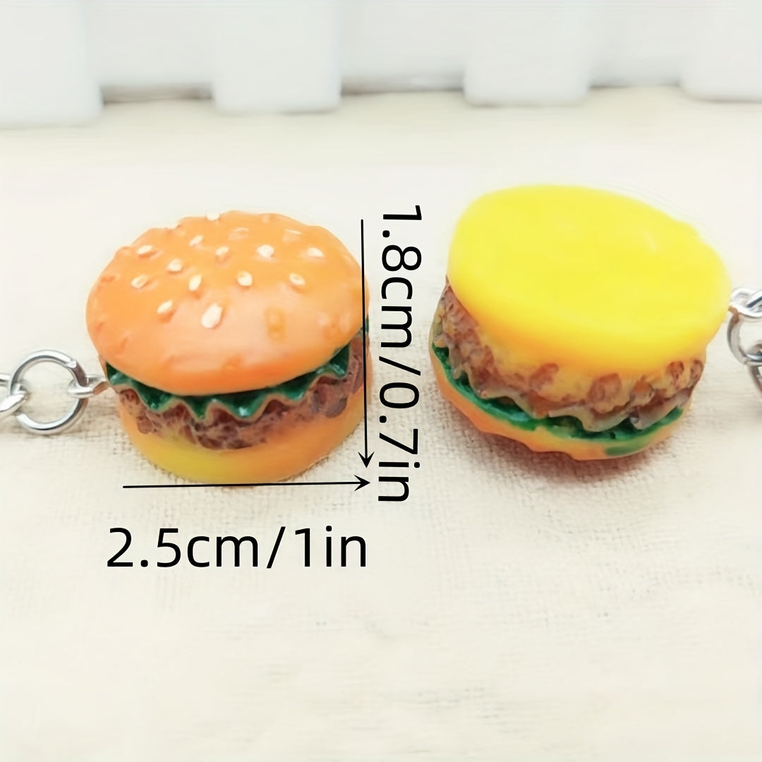Hamburger Keychain Fun Gift for Kids