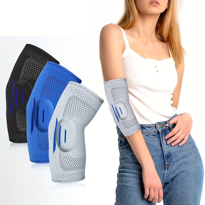 Sports Knitted Elbow Pad Warm Nylon Cover Outdoor Skiing Running Basketball