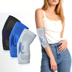 Sports Knitted Elbow Pad Warm Nylon Cover Outdoor Skiing Running Basketball