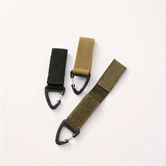 Nylon Webbing Buckle Backpack Hanging Keychain Outdoor Camping