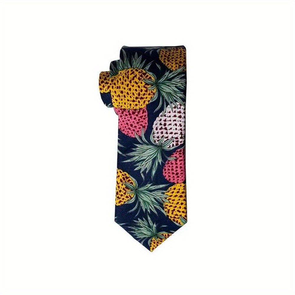 Men's Floral Necktie for Wedding Party Outfit