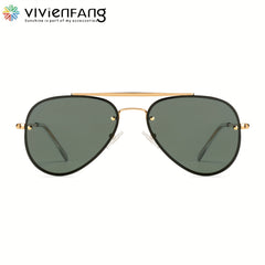 Men's Polarized Aviator Sunglasses UV400 Eye Protection with Glasses Bag