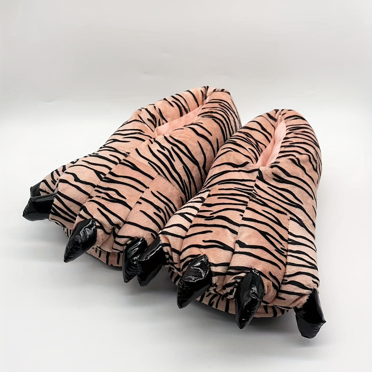Men's Dino Claw Slippers With Fleece Indoor Warmth