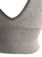 Wireless Sports Bra Breathable Running Workout Tank
