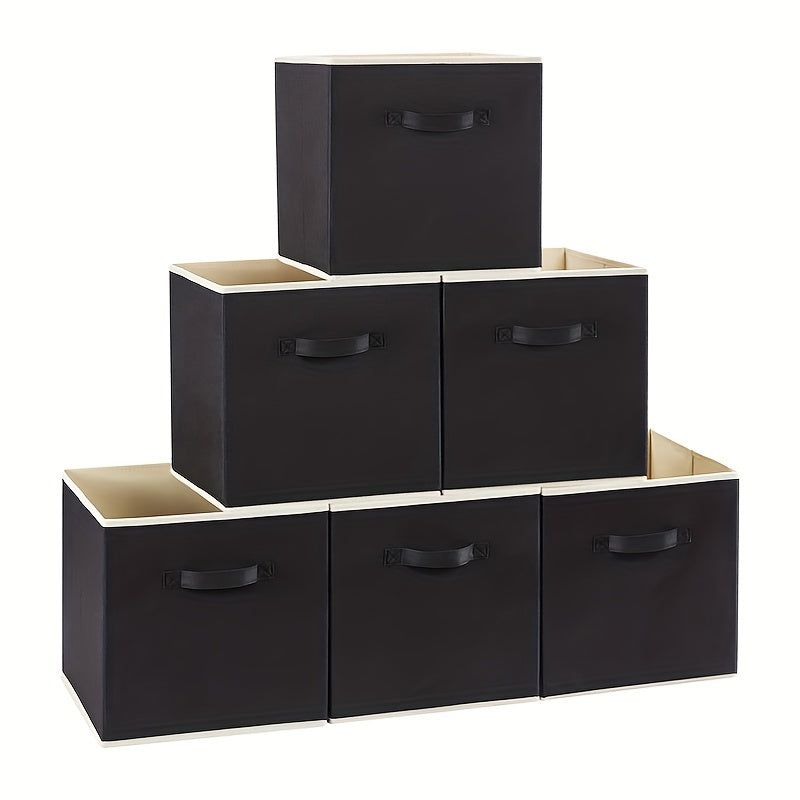 2 Pcs Large Fabric Storage Boxes For Organizing Files