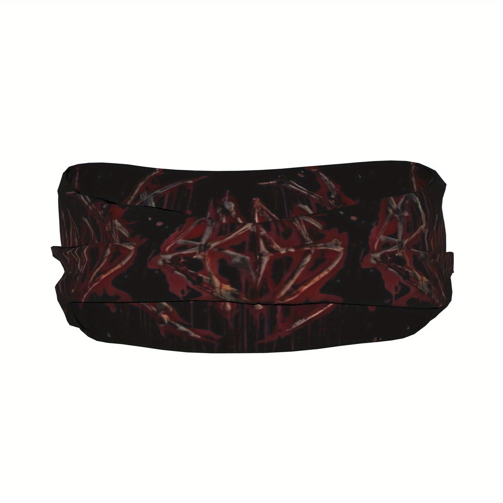 Unisex Sports Headband Sweat Wicking Gothic Blood Drip Polyester Gym