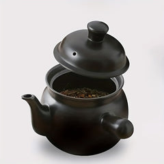 1pc Health Decoction Skillet Steam Stew Pot Ceramic Chinese Medicine Pot