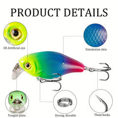 5pcs Slowly Sinking Minnow Bait 4 4 2g Bionic Hard Bait For Perch Fishing