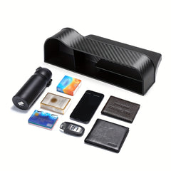 2pcs Car Seat Organizer Seat Storage Box Phone Holder Seat Gaps Storage Box