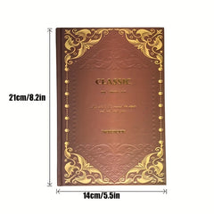 A5 Vintage Notebook Classic Thickened Notepad Student Diary 100 Sheets
