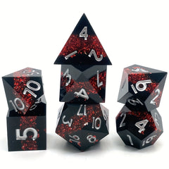 7pcs Resin Colorful Dice Game Accessories Sided Mini Dice Game Punishment