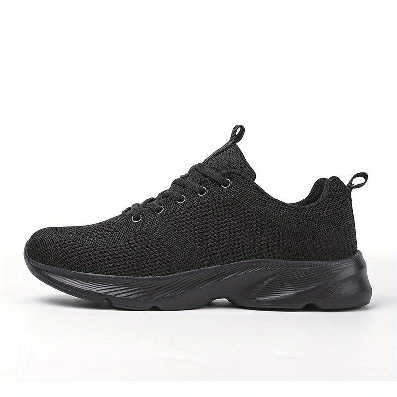 Men's Knit Breathable Running Shoes Outdoor Athletic Sneakers