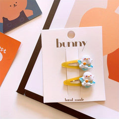 Duck Hair Clips Transparent Animal Hairpins Headwear Hair Accessories