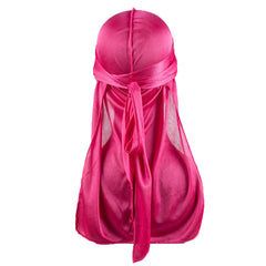 Men Solid Pirate Hat Corduroy Longline Dress Durag