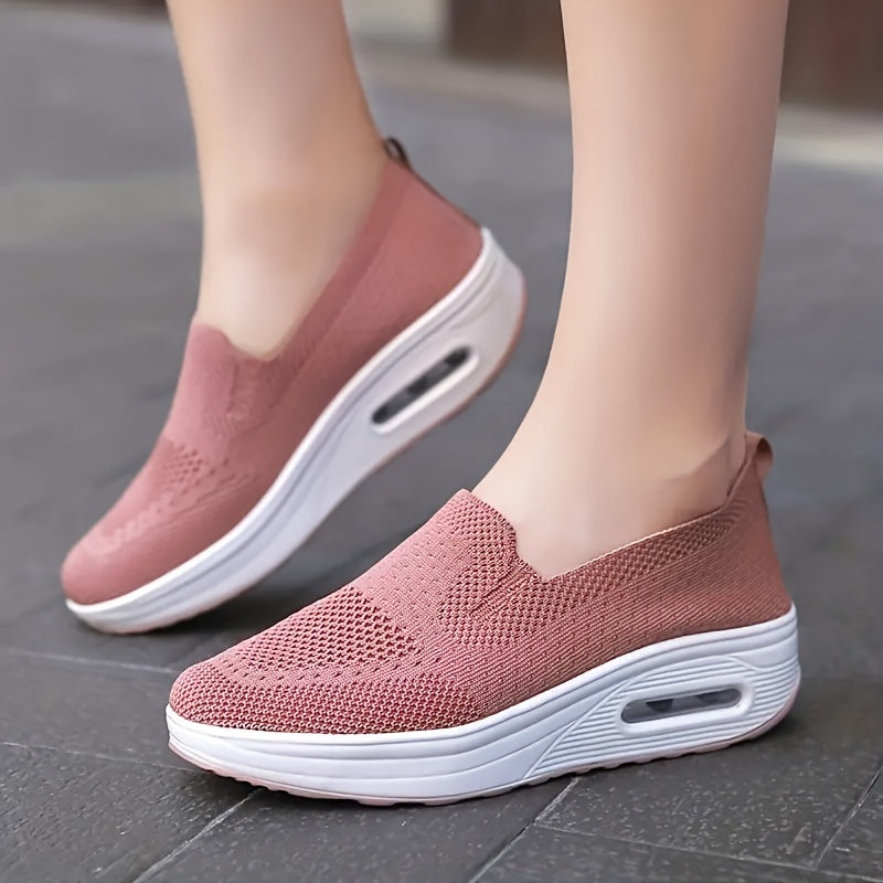 Women's Casual Air Cushion Shoes Thick Bottom Lazy Shoes