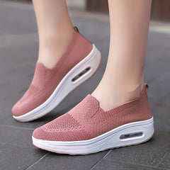 Women's Casual Air Cushion Shoes Thick Bottom Lazy Shoes
