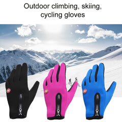 Warm Fleece Cycling Gloves Touch Screen Outdoor Activities