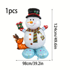 Christmas Gift Snowman Balloon Decoration