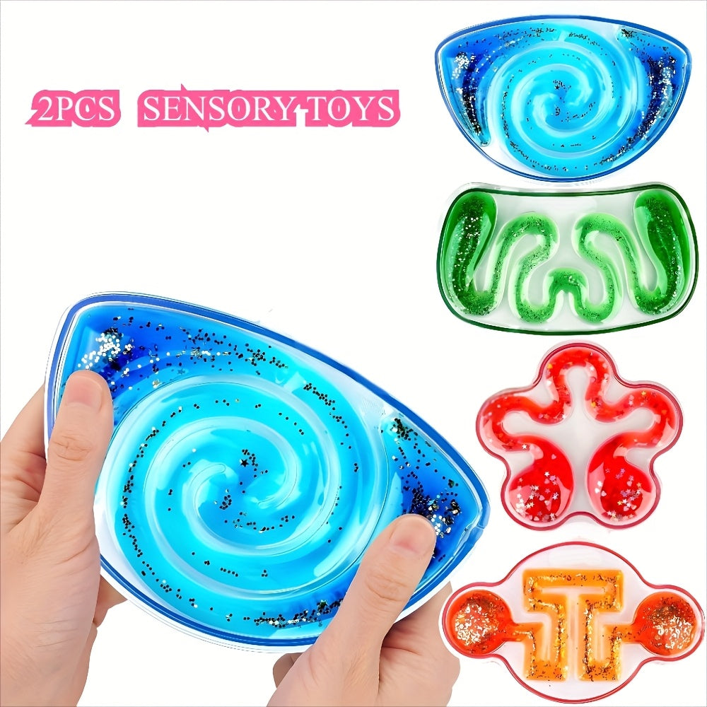2pcs Kids' Squeeze Toys Sensory Toys Educational Toys 4 Styles Random Deliver