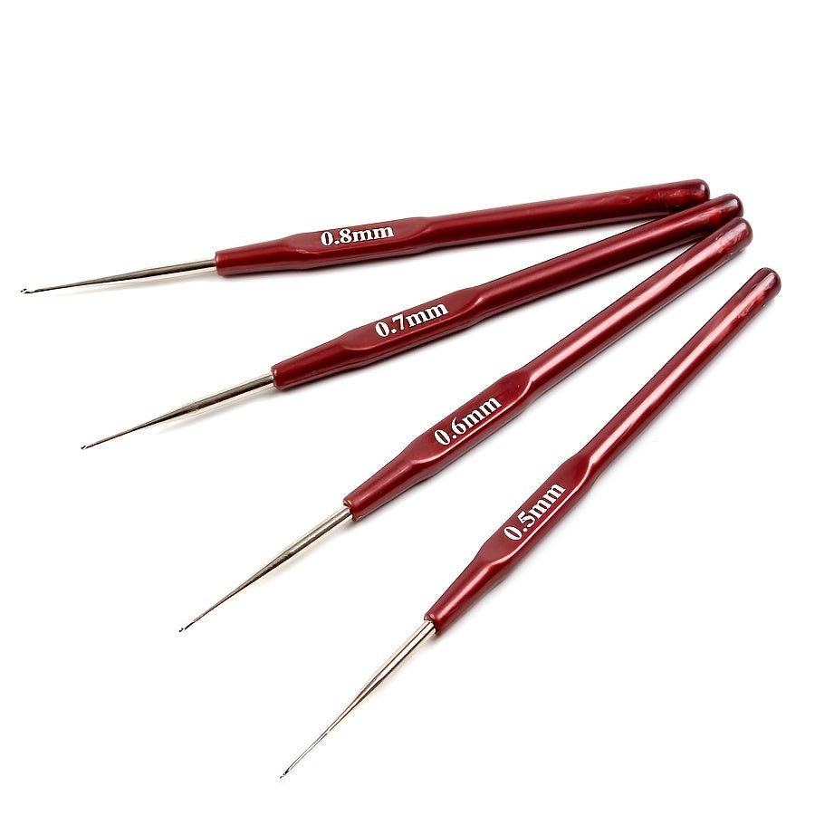 4pcs Hand Lace Crochet Hooks Knitting Tools Set