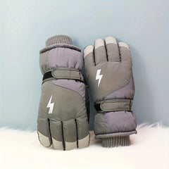 Warm Ski Gloves for Couples Touch Screen Outdoor Weather Gloves