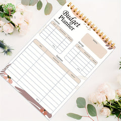 Trees Budget Planner Journal Organizer Sheets 21x13